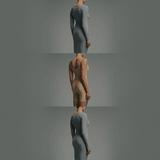 SKIMS BODY BUTT ENHANCING OPEN BUST PADDED BODYSUIT | ONYX