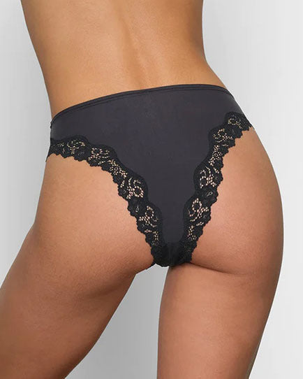FITS EVERYBODY LACE TANGA | ONYX