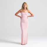 SOFT LOUNGE LONG SLIP DRESS | MORGANITE