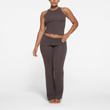 COTTON JERSEY FOLDOVER PANT | IRON