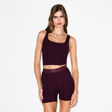 COTTON RIB TANK | CURRANT