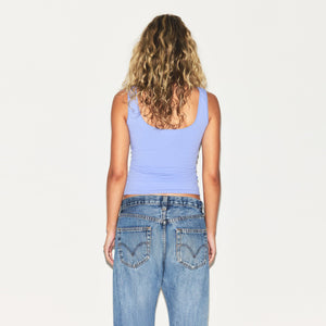 COTTON JERSEY TANK | BLUE VIOLET