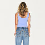 COTTON JERSEY TANK | BLUE VIOLET