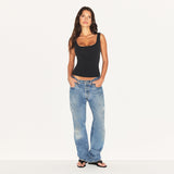 COTTON JERSEY TANK | SOOT