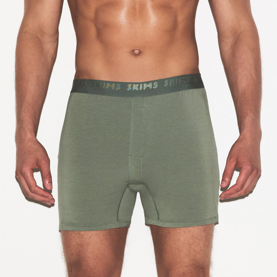 SKIMS STRETCH MENS KNIT BOXER | LAUREL