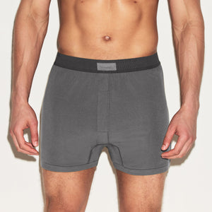 SKIMS COTTON MENS KNIT BOXER 3-PACK | HEATHER MULTI