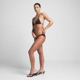SIGNATURE SWIM LOGO BIKINI BOTTOM | ONYX