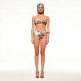 ROBERTO CAVALLI X SKIMS HIGH-WAISTED BIKINI BOTTOM | FAGIANELLA PRINT