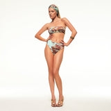 ROBERTO CAVALLI X SKIMS HIGH-WAISTED BIKINI BOTTOM | FAGIANELLA PRINT