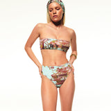 ROBERTO CAVALLI X SKIMS HIGH-WAISTED BIKINI BOTTOM | FAGIANELLA PRINT