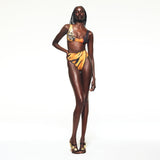 ROBERTO CAVALLI X SKIMS HIGH-WAISTED BIKINI BOTTOM | TIGER FACE PRINT