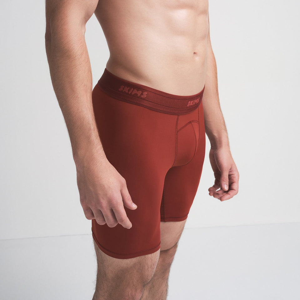 SKIMS SPORT MENS 7" BOXER BRIEF | SANGRIA