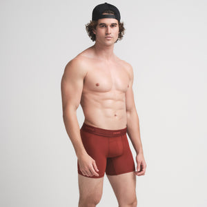SKIMS SPORT MENS 5" BOXER BRIEF | SANGRIA