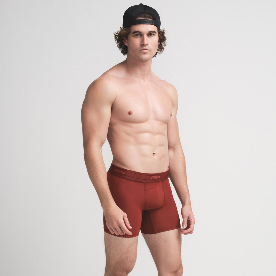 SKIMS SPORT MENS 5" BOXER BRIEF | SANGRIA