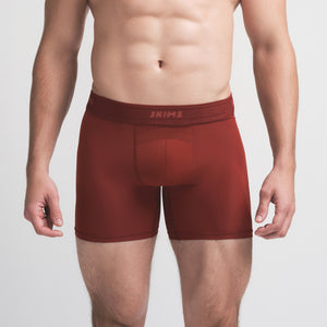 SKIMS SPORT MENS 5" BOXER BRIEF | SANGRIA