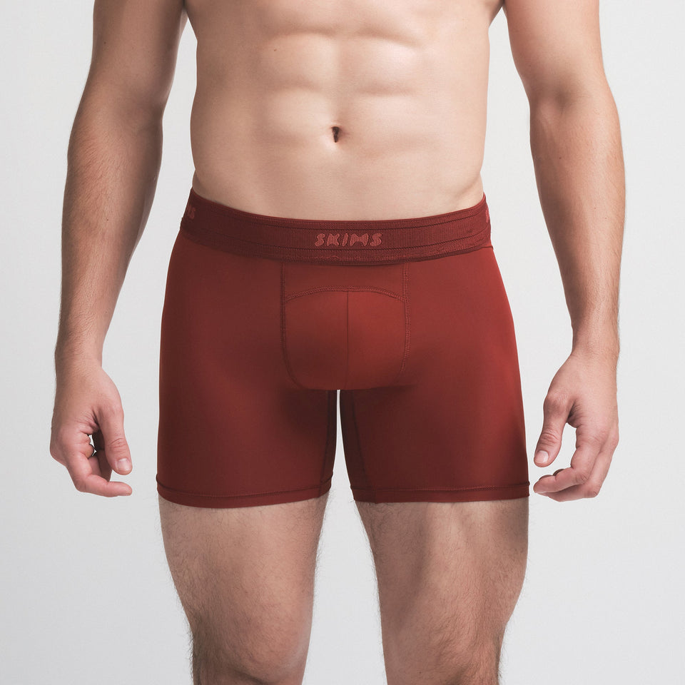 SKIMS SPORT MENS 5" BOXER BRIEF | SANGRIA
