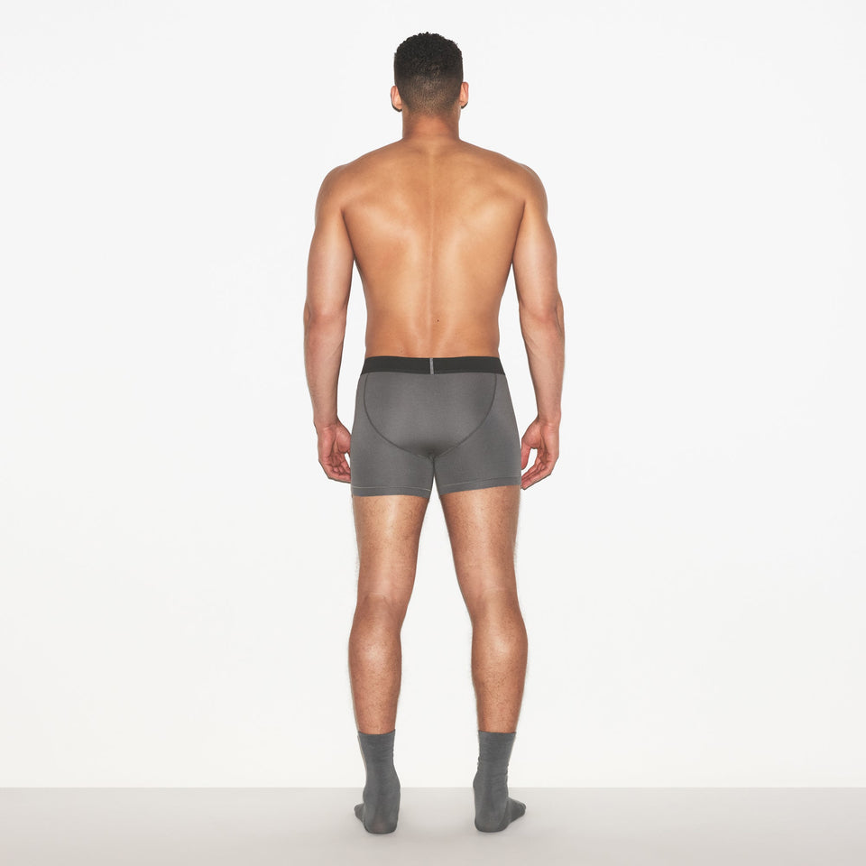 SKIMS COTTON MENS 3" BOXER BRIEF 3-PACK | RUSSET MULTI
