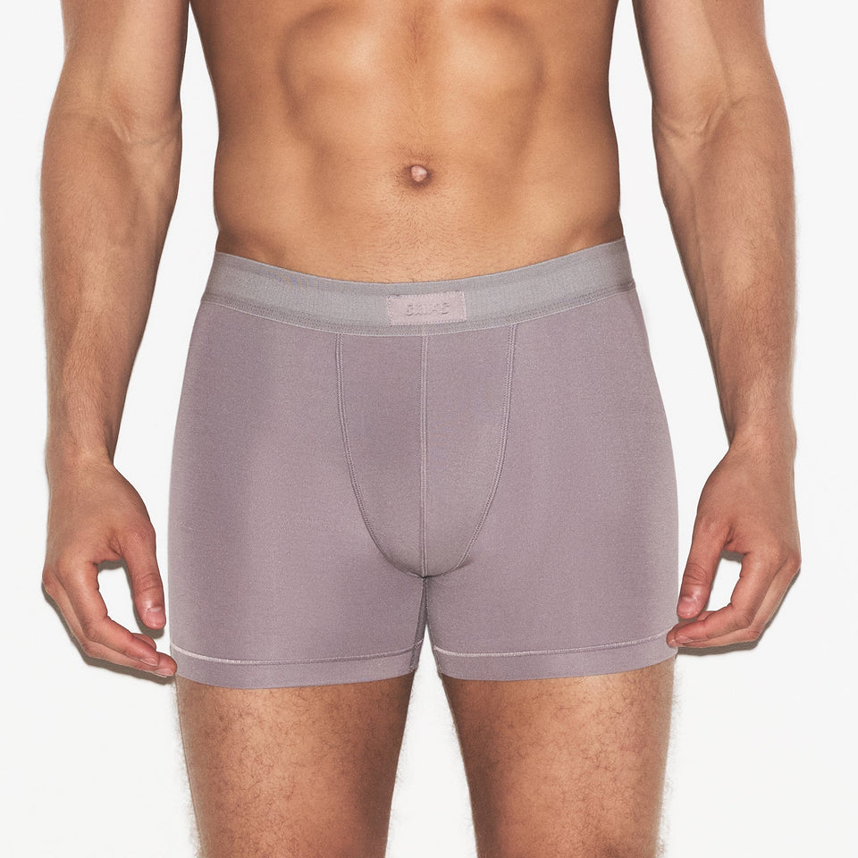 SKIMS COTTON MENS 3" BOXER BRIEF 3-PACK | RUSSET MULTI