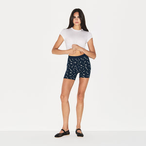 COTTON RIB BOXER 3-PACK | NAVY DAISY PRINT