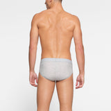 SKIMS COTTON MENS BRIEF | LIGHT HEATHER GREY