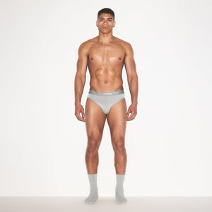SKIMS STRETCH MENS BRIEF 3-PACK | GUNMETAL MULTI