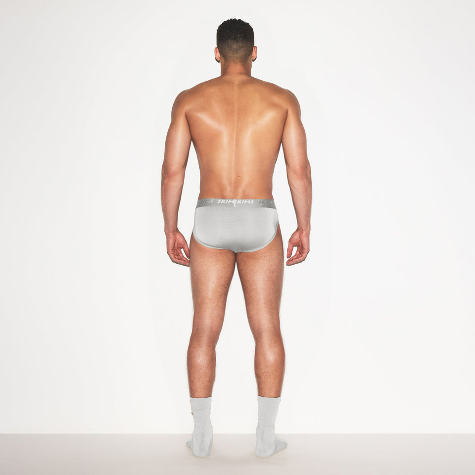 SKIMS STRETCH MENS BRIEF 3-PACK | GUNMETAL MULTI