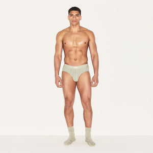 SKIMS COTTON MENS BRIEF 3-PACK | ARMY MULTI