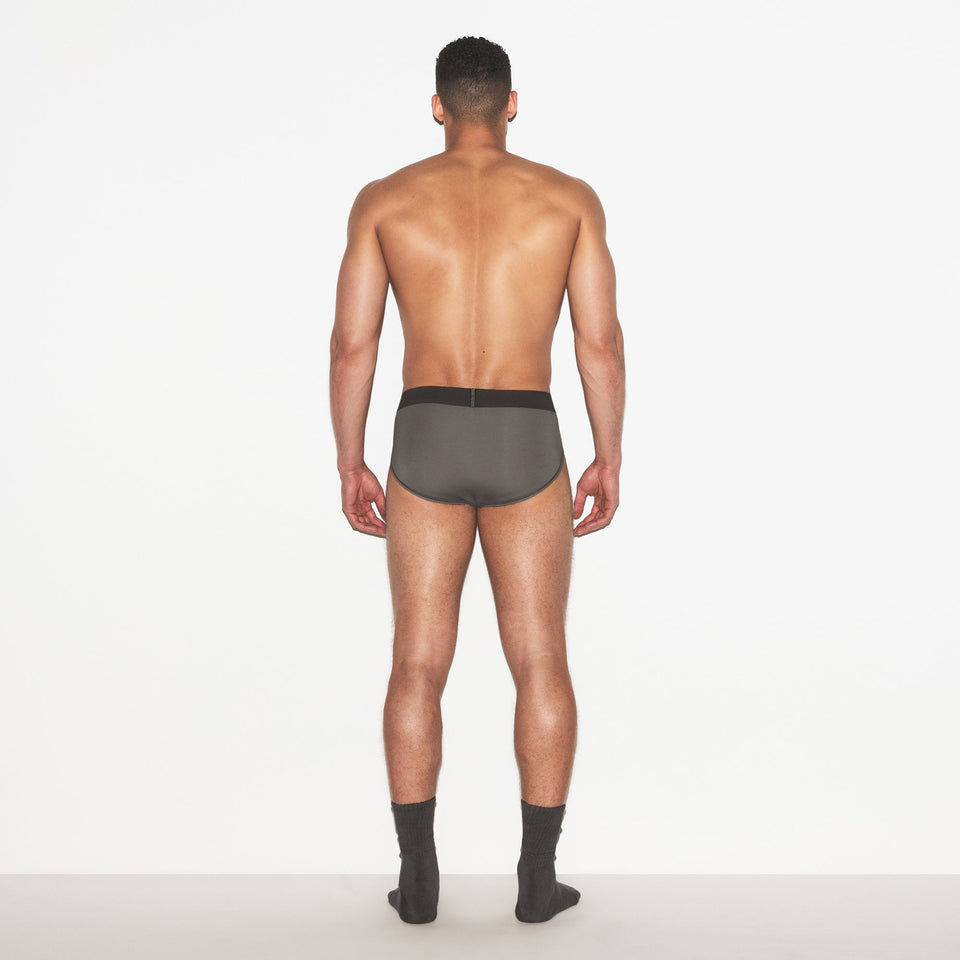 SKIMS COTTON MENS BRIEF 3-PACK | HEATHER MULTI