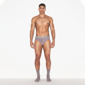 SKIMS COTTON MENS BRIEF 3-PACK | RUSSET MULTI