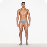 SKIMS COTTON MENS BRIEF 3-PACK | RUSSET MULTI