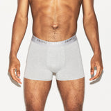 SKIMS STRETCH MENS 3" BOXER BRIEF | LIGHT HEATHER GREY