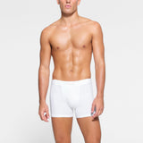 SKIMS COTTON MENS 3" BOXER BRIEF | CHALK