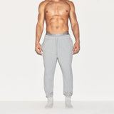 JERSEY LOUNGE MENS JOGGER | HEATHER GREY