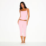 COTTON JERSEY FOLDOVER CAPRI | HALITE