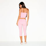 COTTON JERSEY FOLDOVER CAPRI | HALITE