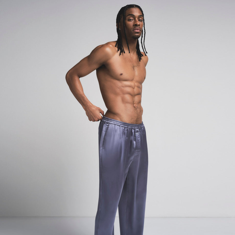 SATEEN SLEEP MENS PANT | SLATE