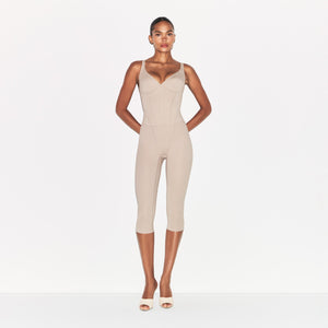 COTTON SHAPEWEAR CAPRI | LINEN