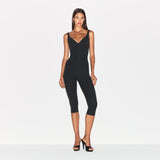 COTTON SHAPEWEAR CAPRI | SOOT