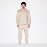 FLEECE LOUNGE MENS TAPERED JOGGER | DESERT HEATHER