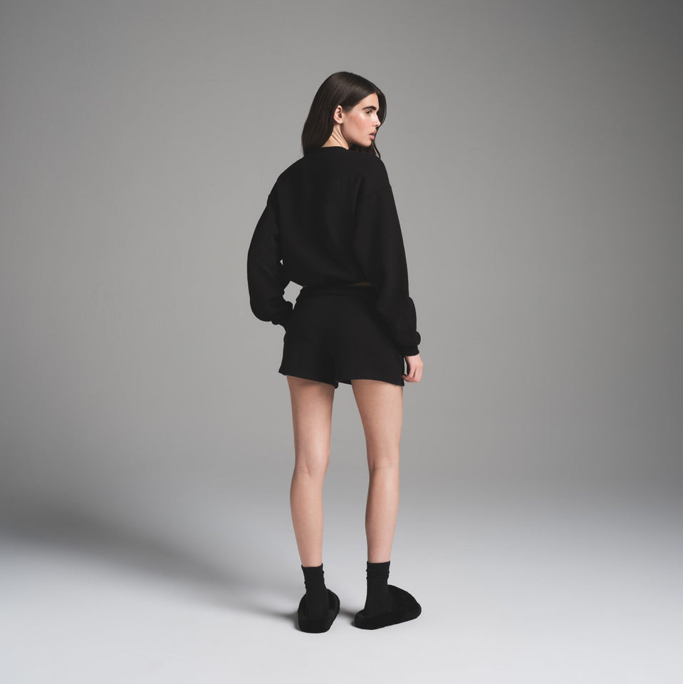 COTTON FLEECE CLASSIC SHORT | ONYX