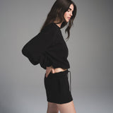 COTTON FLEECE CLASSIC SHORT | ONYX