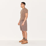 WOVEN MENS SHORT | UMBER