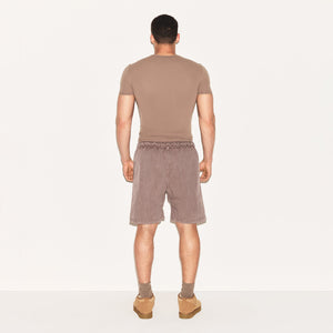 WOVEN MENS SHORT | UMBER