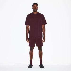 JERSEY LOUNGE MENS RELAXED SHORT | CURRANT