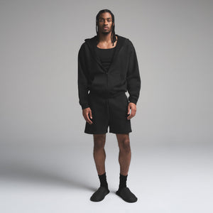 FLEECE LOUNGE MENS RELAXED SHORT | WASHED ONYX