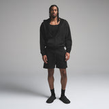 FLEECE LOUNGE MENS RELAXED SHORT | WASHED ONYX