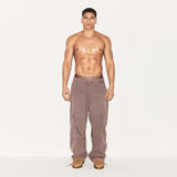 WOVEN MENS CARGO PANT | UMBER