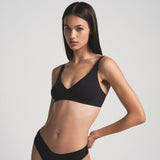 NAKED PLUNGE BRALETTE | ONYX