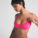 FITS EVERYBODY LACE SCOOP BRALETTE 2-PACK | FLAMINGO AND HEART BREAKER
