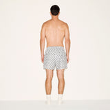 COTTON POPLIN MENS BOXER | PLATINUM FOULARD PRINT